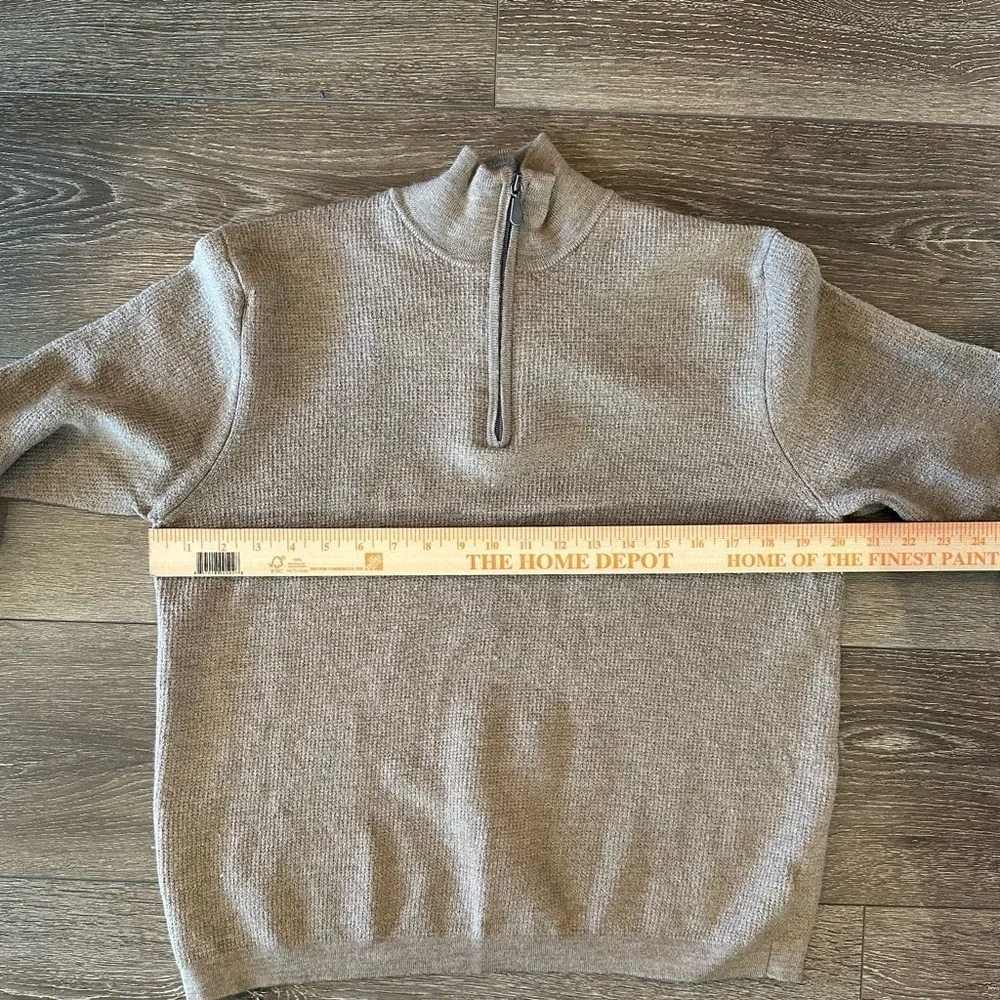 Raffi The Palmer Quarter Zip Merino Wool Jumper Sweater